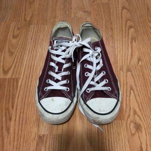 Burgundy Converse